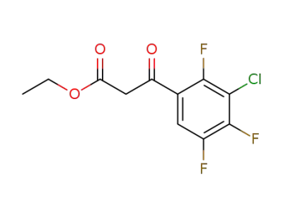 ethyl β-(3-chloro-2,4,5-trifluorophenyl)-β-oxopropionate