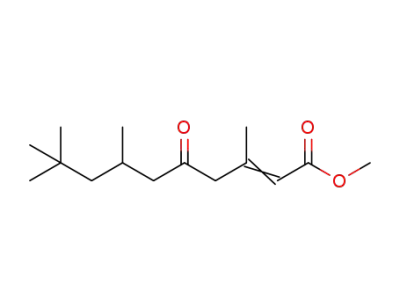 3,7,9,9-tetramethyl-2-decen-5-onic acid methyl ester