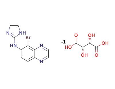 (5-bromoquinoxalin-6-yl)-(4,5-dihydro-1H-imidazol-2-yl)-amine L-tartrate