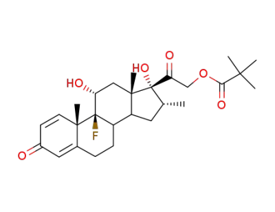 11β,17α,21-Trihydroxy-9α-fluor-16α-methyl-1,4-pregnadien-3,20-dion-21-trime-thylacetat