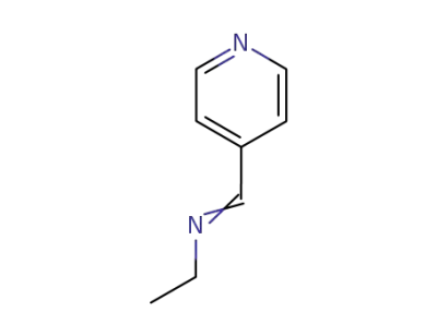 Ethyl-[1-pyridin-4-yl-meth-(E)-ylidene]-amine